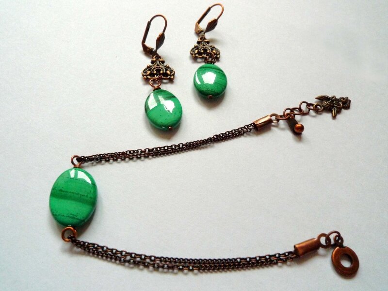 Bracelet MALACHITE 33€