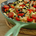 Poêlée végétarienne : légumes rôtis au four & tofu laqué