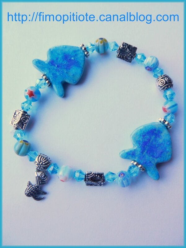 bracelet collier boucles d'oreilles pate fimo bijoux (18)