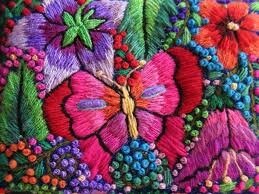 Risultati immagini per textile embroidery