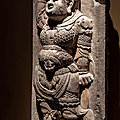 Stone lokapala, tang dynasty (618-907), shanghai museum