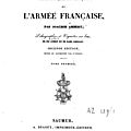Lancier, esquises historiques de l'armée française joachim ambert
