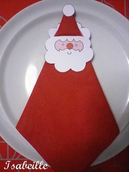 Tête des Père Noël en chocolat blanc