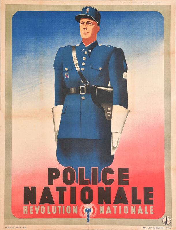 Affiche_Police_nationale_Révolution_nationale