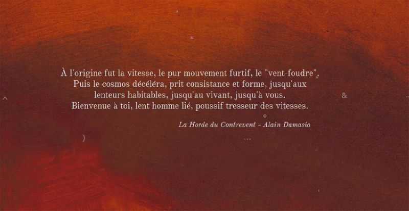 La Horde du Contrevent by Alain Damasio La Horde du Contrevent by Alain Damasio