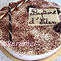 Réalisations de la semaine dernière : baptême d'eden