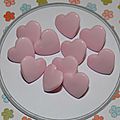 Bouton pression KAM coeur rose