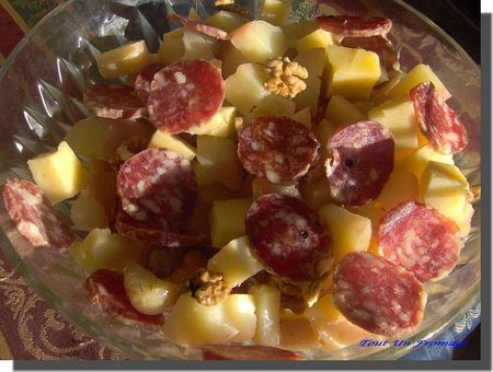 Salade de Pomme de Terre au Cantal et Saucisse d'Auvergne