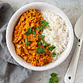 Dhal de lentilles corail à la mijoteuse
