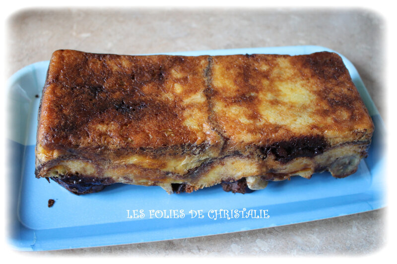 Croque cake chocolat bananes 7