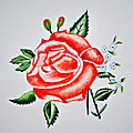 Une rose