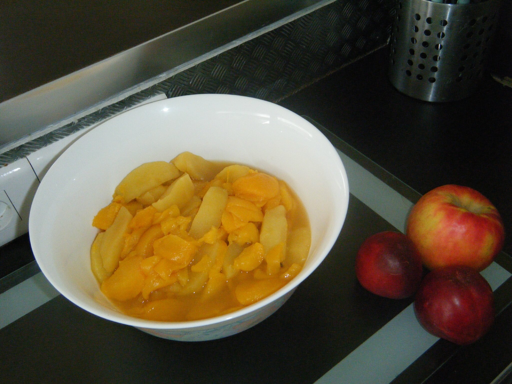 COMPOTES POMMESPECHES mes petits pots maison sans lactose