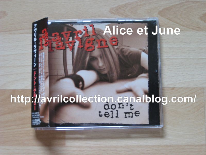 Maxi CD Don' t Tell Me-version japonaise (2004)