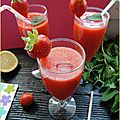 Çilekli limonata ( limonade turque à la fraise)