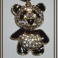 COLLECTION OURS ET CHAT EN STRASS