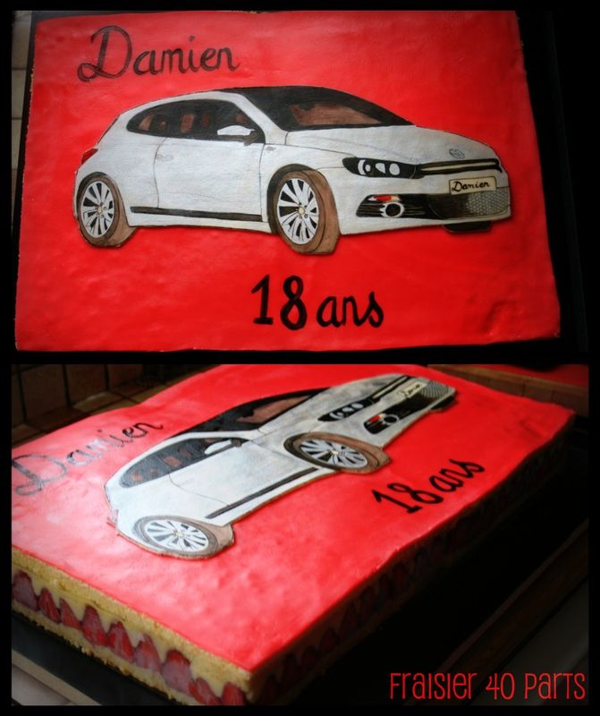 Gateau Volkswagen Scirocco Fee Des Gateaux