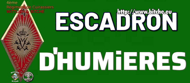 - PANNEAU d' ESCADRON CAPiTAiNE d' HUMiERES