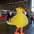 Cosplay d'un gros poussin