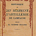 Historique 243e RAC