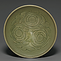 A carved yaozhou 'chrysanthemum' bowl, northern song-jin dynasty, 12th-13th century