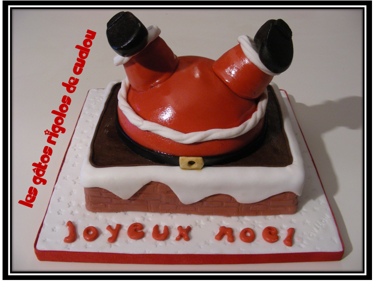 Gateau Pere Noel Les Gatos Rigolos De Cvalou