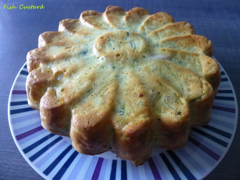 Gâteau aux courgettes et poulet (6)