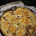 Quiche chèvre thon