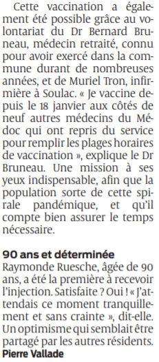 2021 03 19 SO St Laurent premières vaccinations à la RPA2