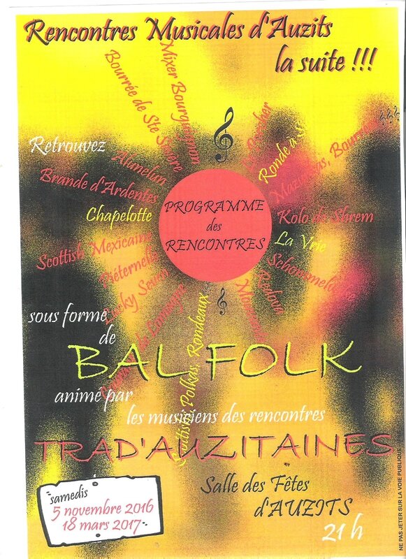 affiche bal folk trada 2016