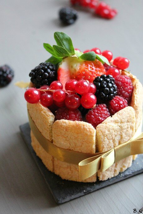 Charlotte aux fruits- Bouilles Gourmandes