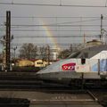 TGV & arc-en-ciel!