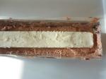 Bûche chocolat vanille sur croustillant praliné (42)