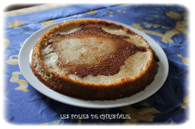 Gâteau mousse bananes7