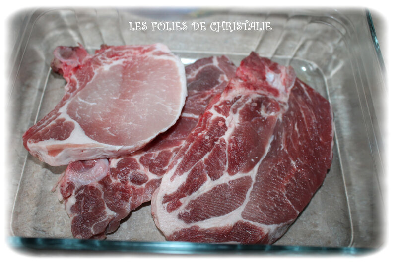 Côtes de porc marinées 2