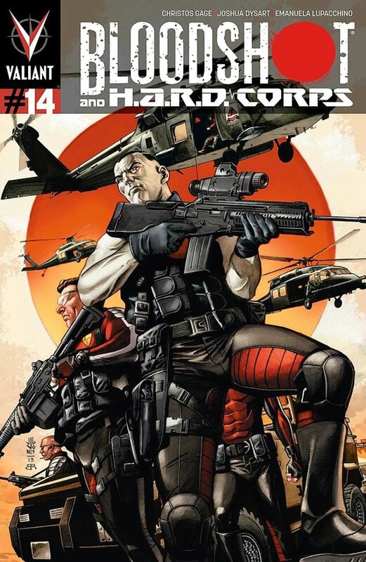 valiant bloodshot and the hardcorps 14