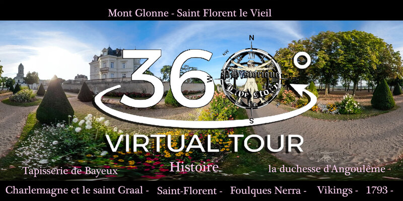 Mont Glonne Saint Florent le Vieil Charlemagne Saint Graal FoulquesNerra Vikings 1793 la duchesse d'Angouleme