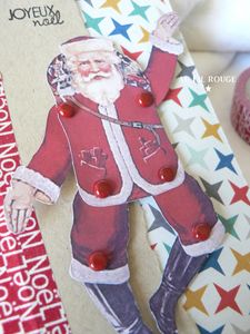 Carte père Noël détail 2