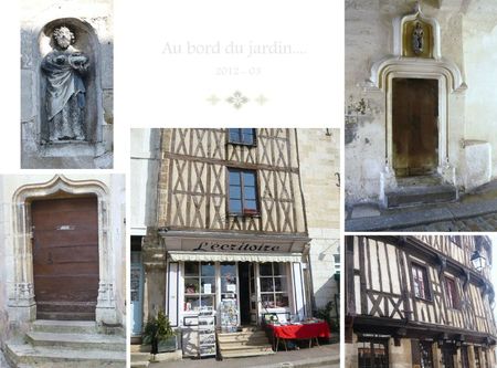 Architecture bourguignone Semur en Auxois