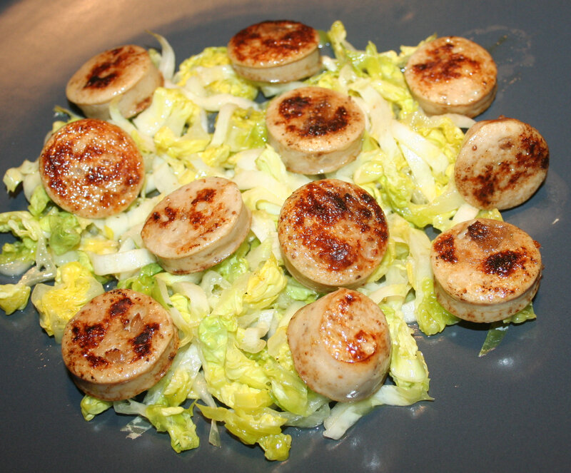 Boudin blanc aux endives