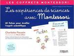 Les expériences de sciences avec Montessori couv