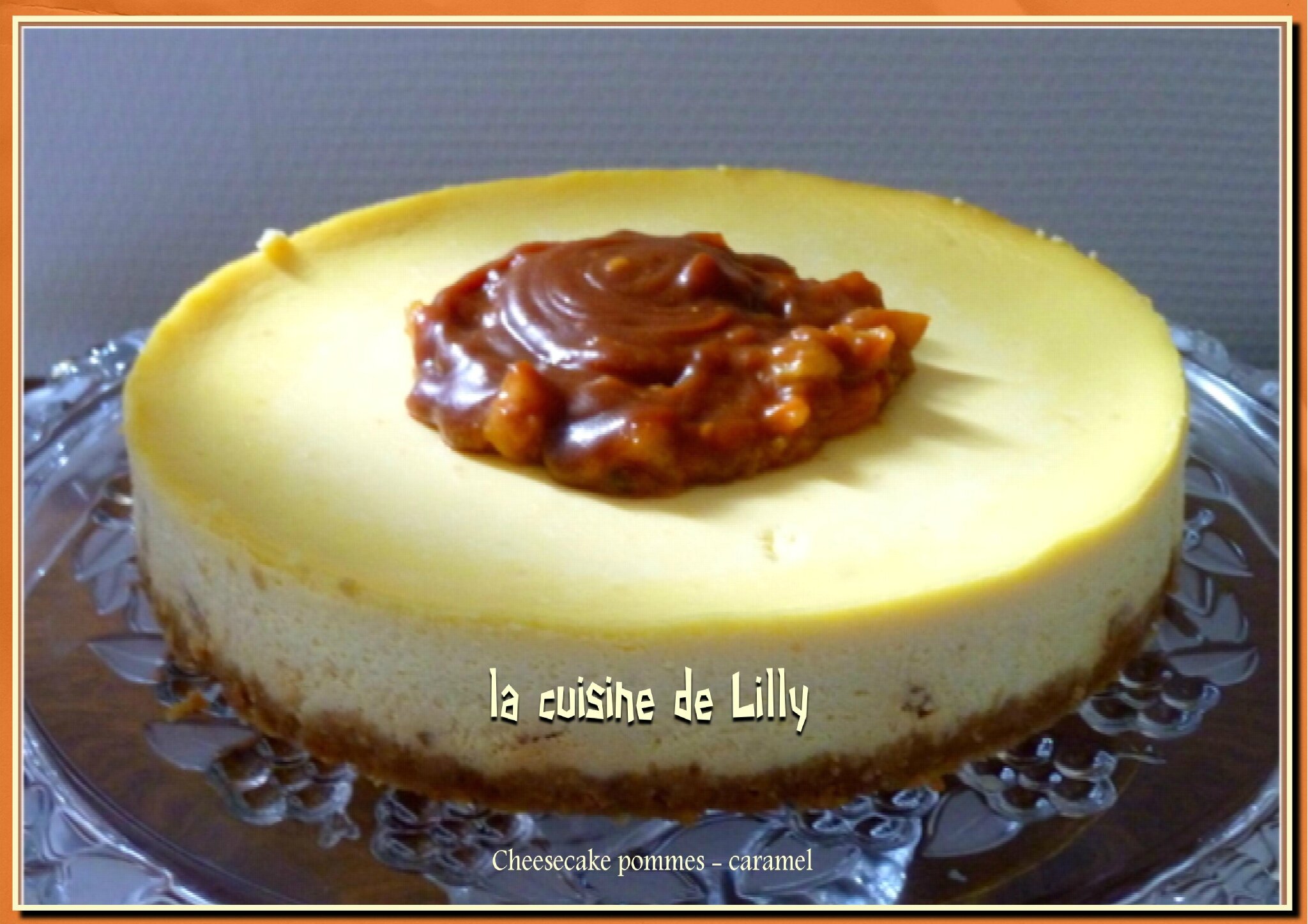 Cheesecake Aux Pommes Et Caramel Au Beurre Sale La Cuisine De Lilly