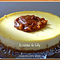 Cheesecake aux pommes et caramel au beurre salé
