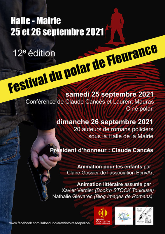 affiche Salon Fleurance 2021 logos