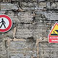 Socoa, panneaux