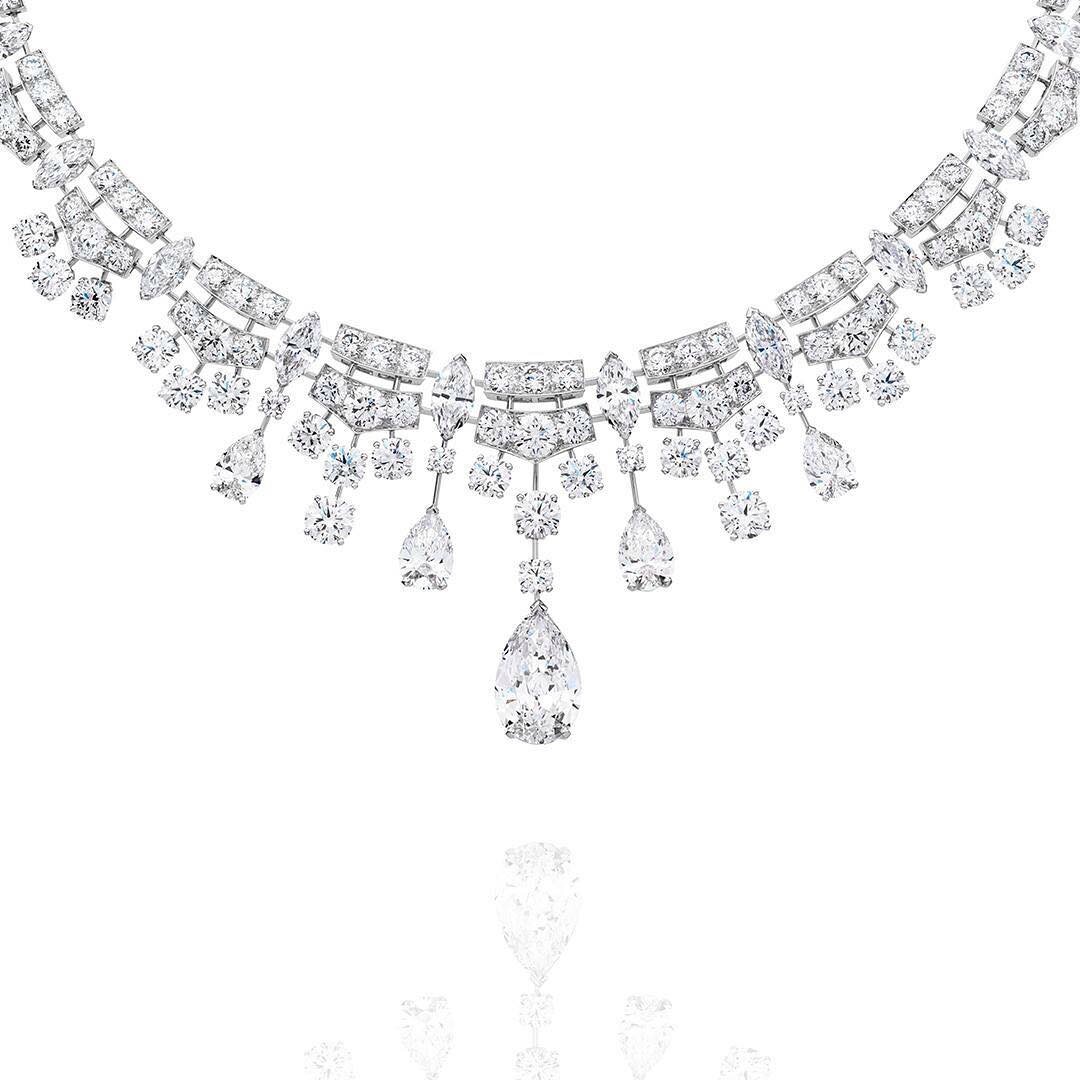 De Beers High Jewellery collection diamond necklaces - Alain.R.Truong