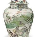 A collection of chinese famille verte porcelain sold today @ christie's amsterdam