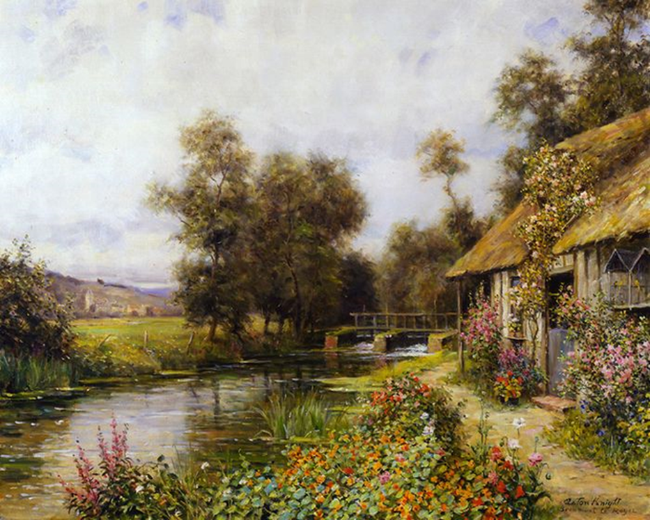 Le peintre Louis Aston Knight - Les mallettes de Mijane