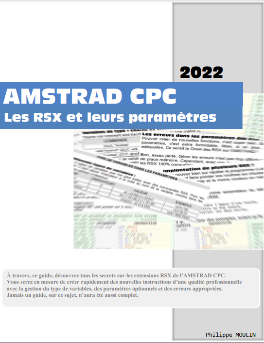 AMSTRAD CPC : Les RSX et leurs paramètres