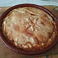 Pot pie d’agneau aux tomates aux olives et citrons confits