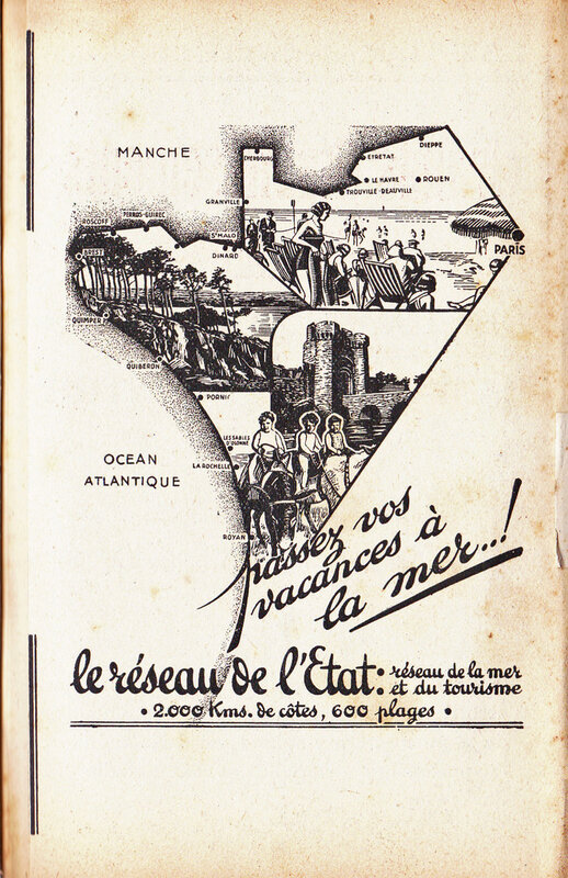 Pub vacances à la mer
